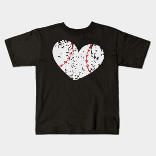 Baseball Heart Kids T-Shirt